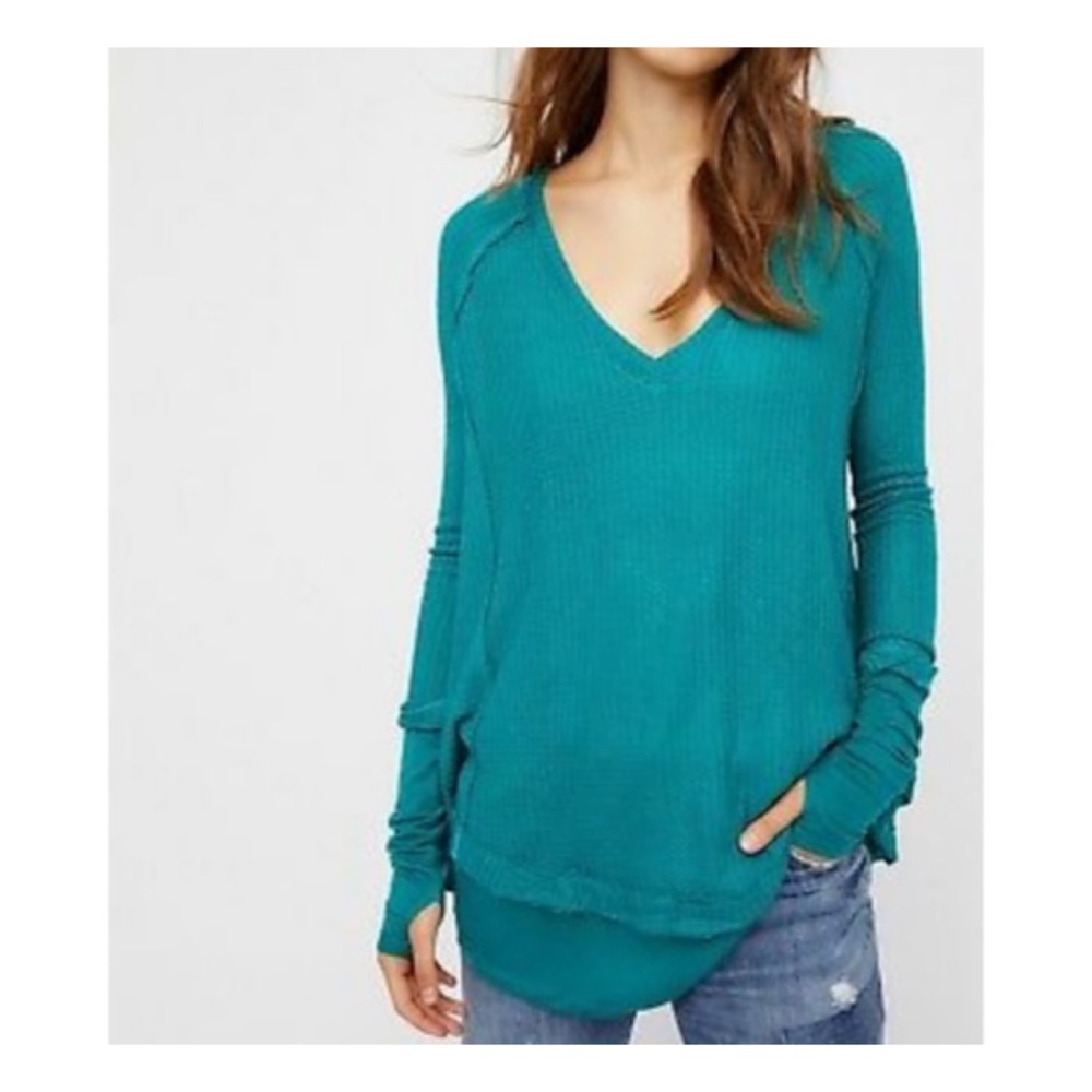Free People Oversized Layered Look Top